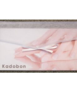 Organza envelop rechthoekig wit