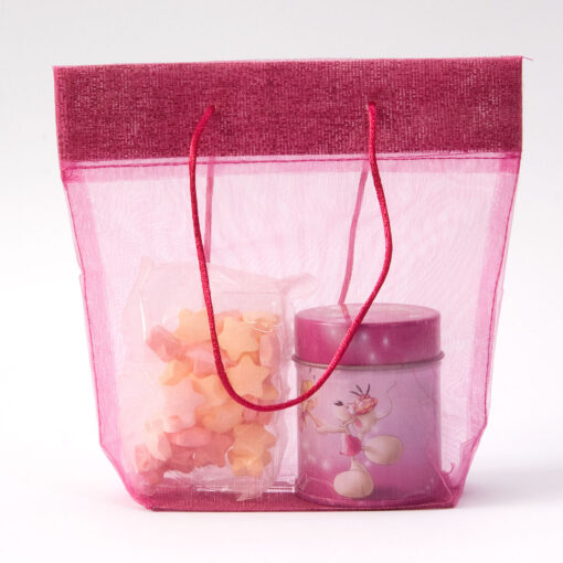 organza tasjes fuchsia